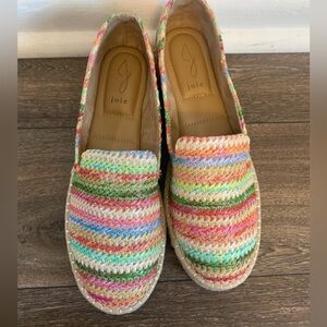 Joie Cara Multicored Raffia Espadrilles